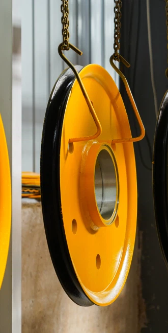 Produzione di pulegge laminate a caldo in Cina in vendita